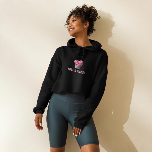 Love and Kisses Crop Hoodie